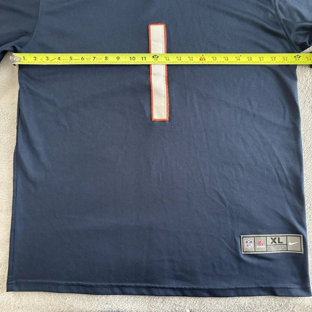 Nike‎ NFL Chicago Bears Jersey Men's XL Football Navy Orange Adult